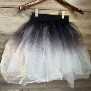 Weissman MC Black White Ombre Tutu Ballet Lyrical Dance Costume Skirt 10336
